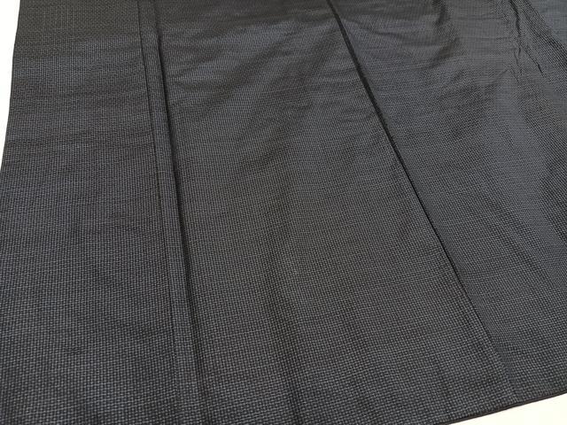平和屋着物●男性　本場大島紬　亀甲絣　正絹　逸品　AABD6029ph