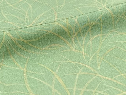 平和屋着物▽上質な小紋 単衣 芝文 正絹 逸品 AABD6042jh