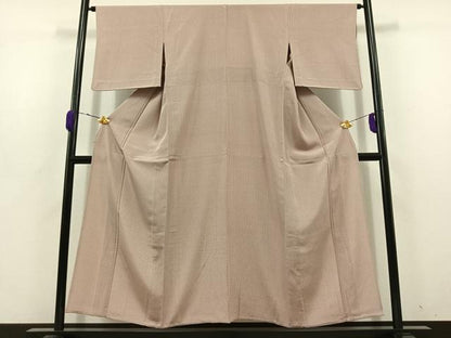 平和屋着物▽江戸小紋 単衣 作家物 幾何学文様 正絹 逸品 AABD6043jh