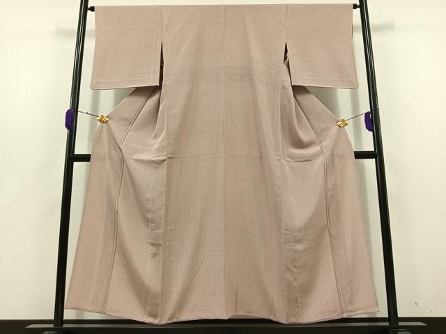 平和屋着物▽江戸小紋 単衣 作家物 幾何学文様 正絹 逸品 AABD6043jh