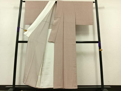 平和屋着物▽江戸小紋 単衣 作家物 幾何学文様 正絹 逸品 AABD6043jh