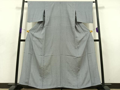平和屋着物▽江戸小紋 単衣 花尽くし文 正絹 逸品 AABD6060jh