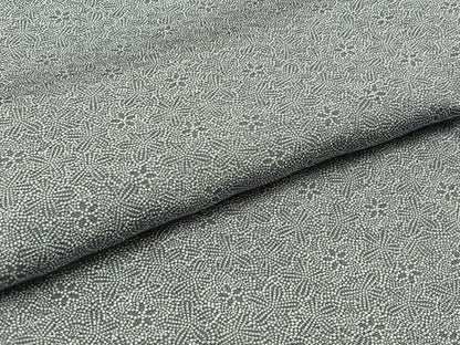 平和屋着物▽江戸小紋 単衣 花尽くし文 正絹 逸品 AABD6060jh