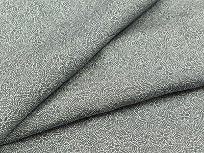 平和屋着物▽江戸小紋 単衣 花尽くし文 正絹 逸品 AABD6060jh