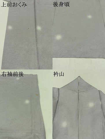 平和屋着物▽上質な小紋 単衣 蛍暈し 正絹 逸品 AABD6065jh