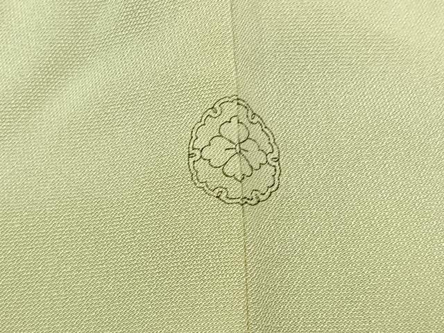 平和屋着物▽訪問着　単衣　人物花文　金銀彩　正絹　逸品　AABD6070jh