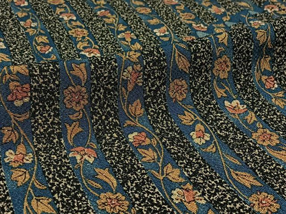 平和屋着物▽上質な小紋 単衣 立涌花文 正絹 逸品 AABD6072jh