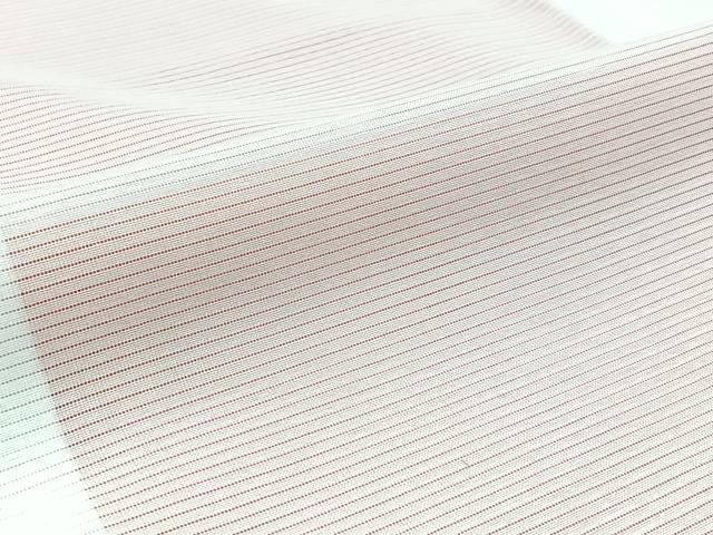 平和屋着物＊夏物 振袖 色無地 甚三紅色 正絹 逸品 AABD6074jh