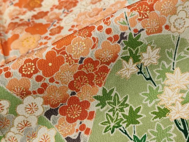 平和屋着物■豪華黒留袖 遠山花文 暈し染め 金彩 正絹 逸品 AABD6149st