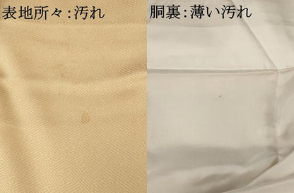 平和屋着物■中国三大刺繍　汕頭刺繍　スワトウ刺繍　訪問着　絞り　亀甲花文　金糸　正絹　逸品　AABD6198st
