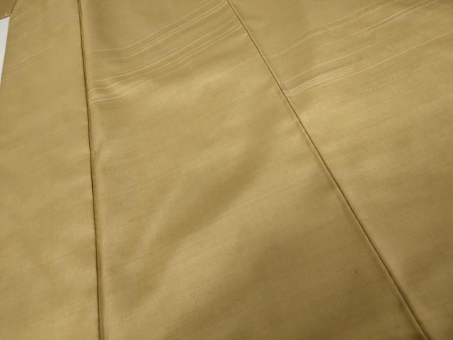 平和屋着物●上質な紬　横段文　正絹　逸品　AABD6241cs