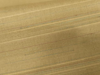 平和屋着物●上質な紬　横段文　正絹　逸品　AABD6241cs