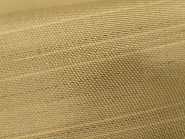 平和屋着物●上質な紬　横段文　正絹　逸品　AABD6241cs