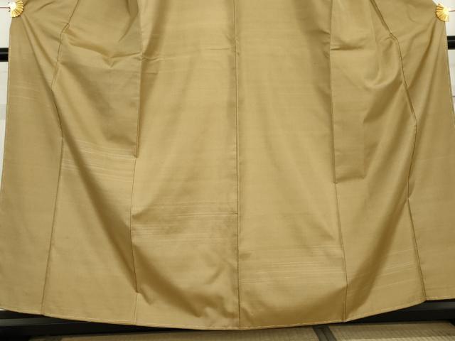 平和屋着物●上質な紬　横段文　正絹　逸品　AABD6241cs