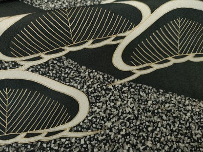 平和屋着物●訪問着　松　金彩　正絹　逸品　AABD6271cs