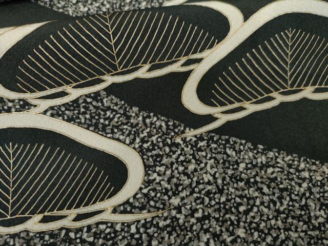 平和屋着物●訪問着　松　金彩　正絹　逸品　AABD6271cs