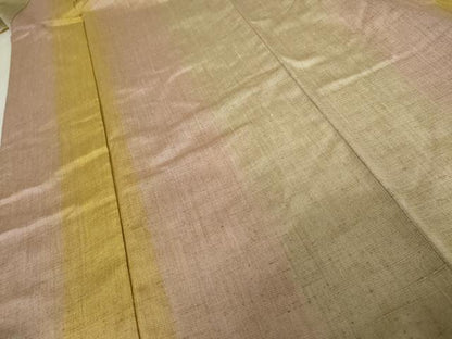 平和屋着物●上質な紬　間道　正絹　逸品　AABD6273cs