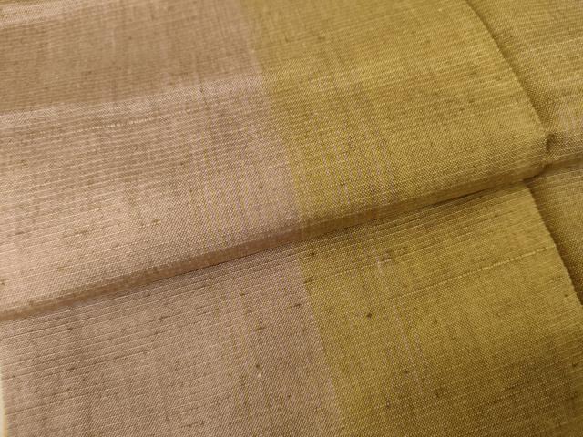 平和屋着物●上質な紬　間道　正絹　逸品　AABD6273cs
