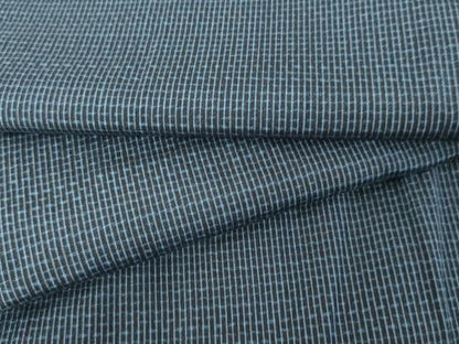 平和屋着物●男性　紬　アンサンブル　格子　正絹　逸品　AABD6276cs