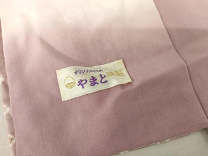 平和屋着物●訪問着 絞り 刺繍 枝花文 金糸 金彩 やまと誂製 正絹 逸品 AABD6314cs
