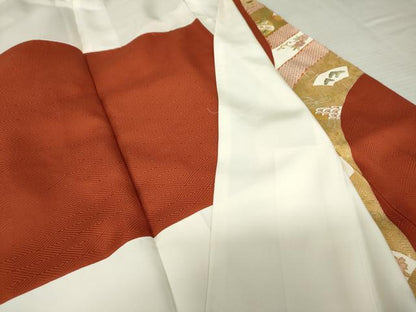 平和屋着物●豪華色留袖　駒刺繍　吉祥花鈴文　金糸　金彩　正絹　逸品　AABD6322cs