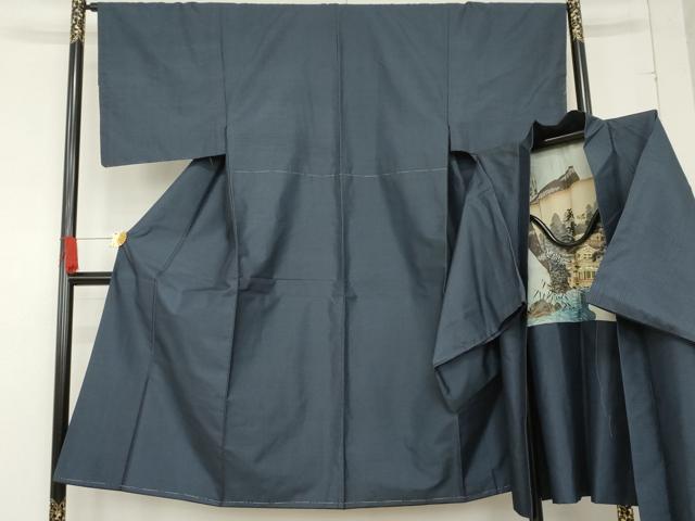 平和屋着物●男性　本場村山大島紬　アンサンブル　亀甲絣　正絹　逸品　AABD6383cs