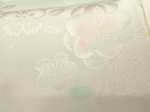 平和屋着物●長襦袢　無双仕立て　草花地紋　暈し染め　正絹　逸品　AABD6421cs