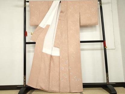 平和屋着物●訪問着　辻が花　絞り　正絹　逸品　AABD6434cs