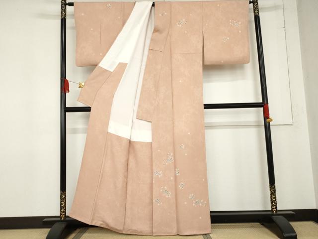 平和屋着物●訪問着　辻が花　絞り　正絹　逸品　AABD6434cs