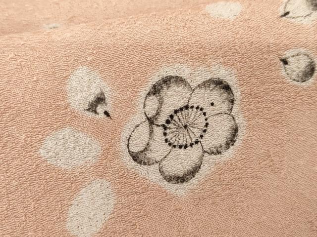 平和屋着物●訪問着　辻が花　絞り　正絹　逸品　AABD6434cs