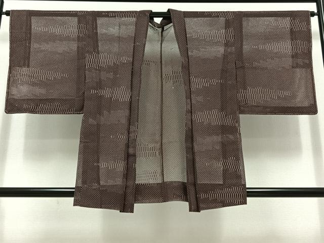 平和屋着物▽羽織 スリーシーズン 春夏秋 塵除け 雲文 正絹 逸品 AABD6443jh