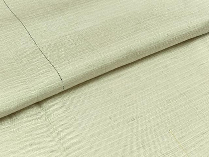 平和屋着物▽上質な紬 単衣 縞 正絹 逸品 AABD6460jh