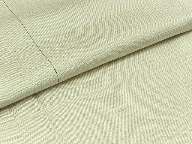 平和屋着物▽上質な紬 単衣 縞 正絹 逸品 AABD6460jh
