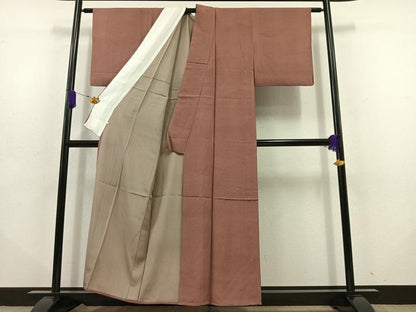 平和屋着物▽江戸小紋　単衣　寄せ小紋柄　正絹　逸品　AABD6461jh