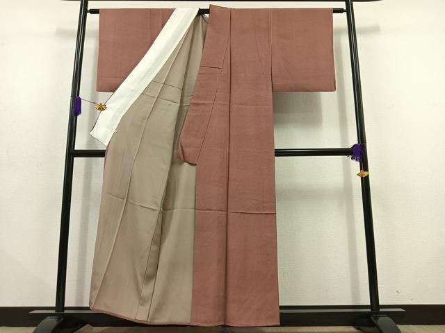 平和屋着物▽江戸小紋　単衣　寄せ小紋柄　正絹　逸品　AABD6461jh