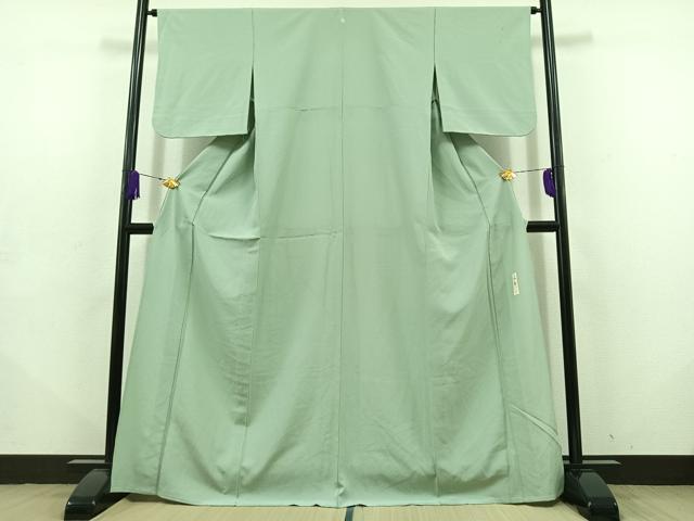 平和屋着物▽江戸小紋　単衣　作家物　幾何学文様　正絹　逸品　AABD6462jh