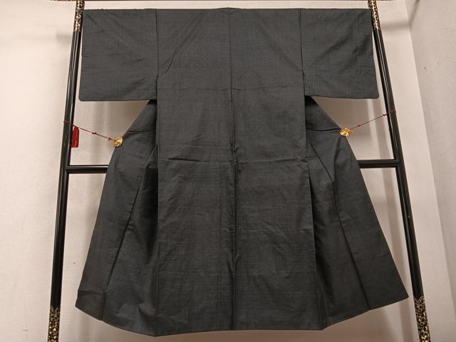 平和屋着物●男性　本場大島紬　100亀甲　総詰め　正絹　逸品　AABD6481ph