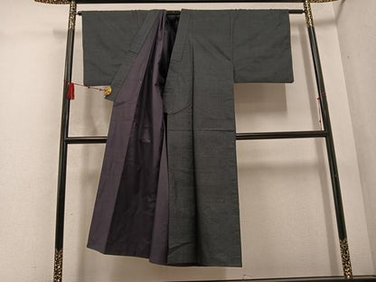 平和屋着物●男性　本場大島紬　100亀甲　総詰め　正絹　逸品　AABD6481ph