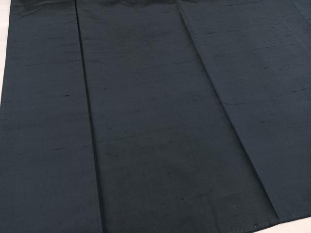 平和屋着物●男性　紬　アンサンブル　色無地　褐返し色　正絹　逸品　AABD6496ph