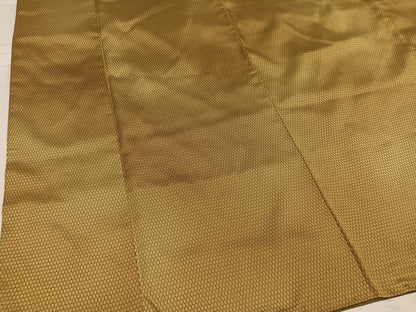 平和屋着物●お召 亀甲文 正絹 逸品 AABD6514ph