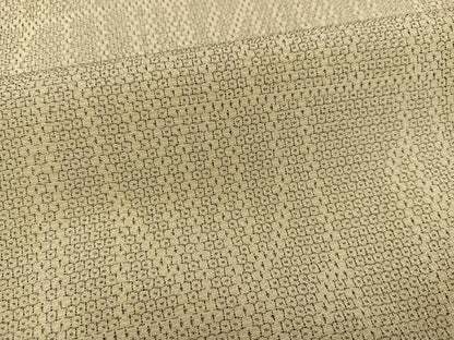 平和屋着物●本塩沢 110亀甲 幾何学文様 正絹 逸品 AABD6530ph