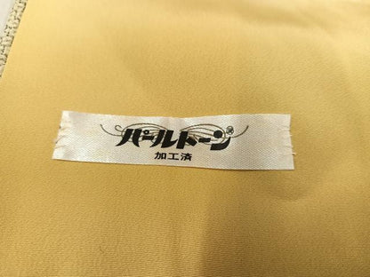 平和屋着物●本塩沢 110亀甲 幾何学文様 正絹 逸品 AABD6530ph