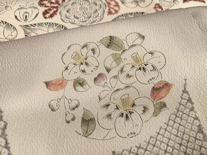 平和屋着物●訪問着　辻が花　暈し染め　正絹　逸品　AABG8501ph