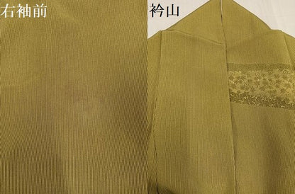 平和屋着物●江戸小紋 訪問着 樋口実 草花文 正絹 逸品 AABD6559ph