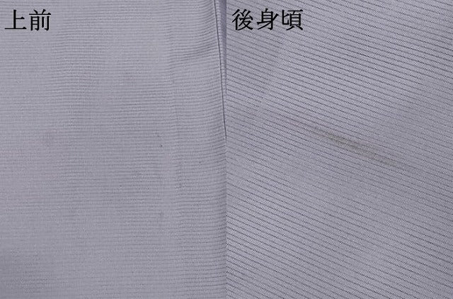 平和屋着物＊人間国宝・羽田登喜男監修 夏物 色無地 絽 牡丹鼠色 ロング丈 洗える着物 AABD6563jd
