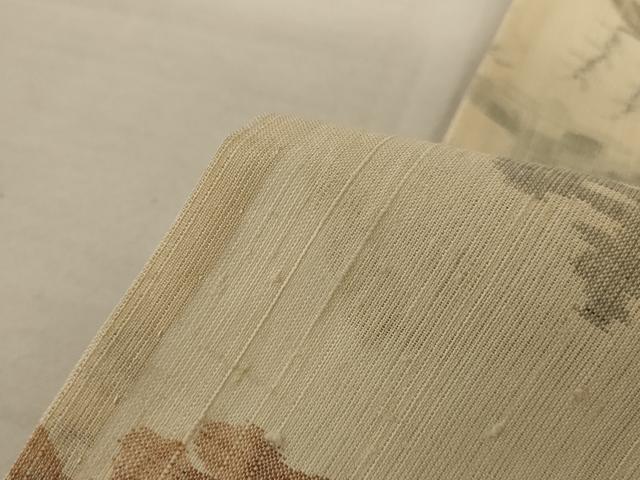 平和屋着物＊夏物 紗紬 風景文 正絹 逸品 AABD6565jd