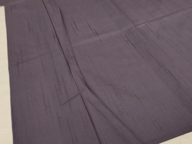 平和屋着物＊夏物 色無地 変わり絽 藤煤竹色 正絹 逸品 AABD6566jd