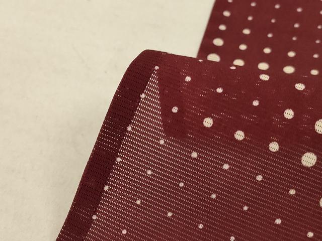 平和屋着物＊夏物 小紋 絽 霞文 正絹 逸品 AABD6567jd