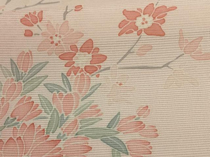 平和屋着物＊夏物 訪問着 絽 草花文 暈し染め 洗える着物 AABD6578jd