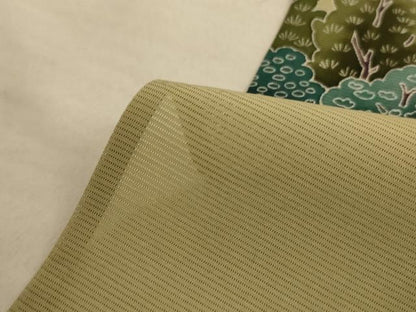 平和屋着物＊夏物 訪問着 友禅 絽 風景文 暈し染め 正絹 逸品 AABD6608jd